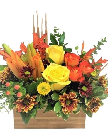 Potomac's Harvest Homecoming Flower Arrangement