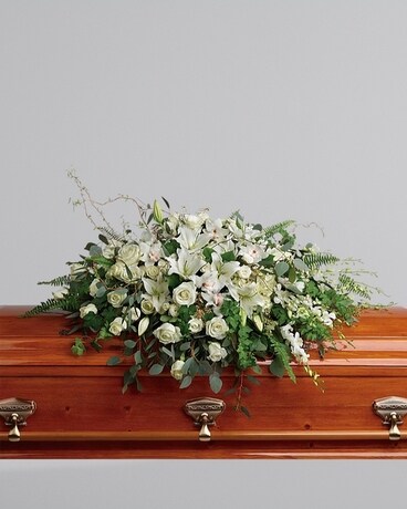 Grandest Glory Casket Spray Sympathy Arrangement