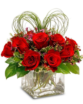 Potomac's Love Cubed Flower Arrangement
