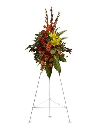 Tropical Tribute Spray Flower Arrangement