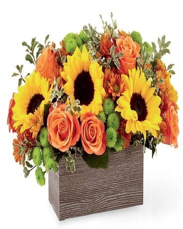 Butterscotch Blossoms Flower Arrangement