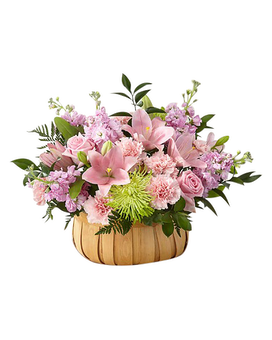 Beautiful Spirits Basket Flower Arrangement