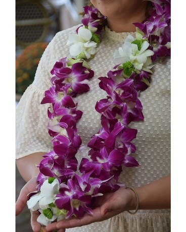 Orchid Leis Flower Arrangement