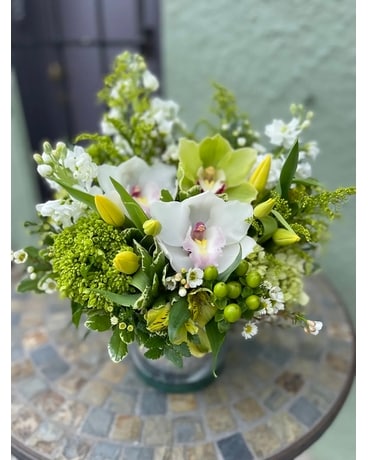 Sage Flower Arrangement