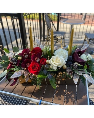 Winter Centerpiece Flower Arrangement