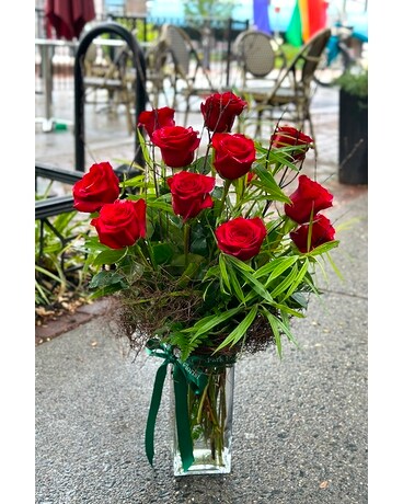 Beauty in Red Flower Arrangement