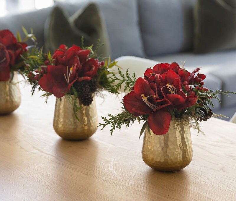 Amaryllis Trio Flower Bouquet