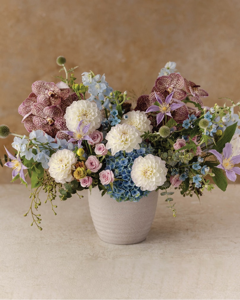 Lavender Shimmer - Deluxe Flower Arrangement