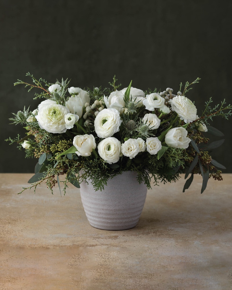 Forest Frost - Deluxe Flower Arrangement