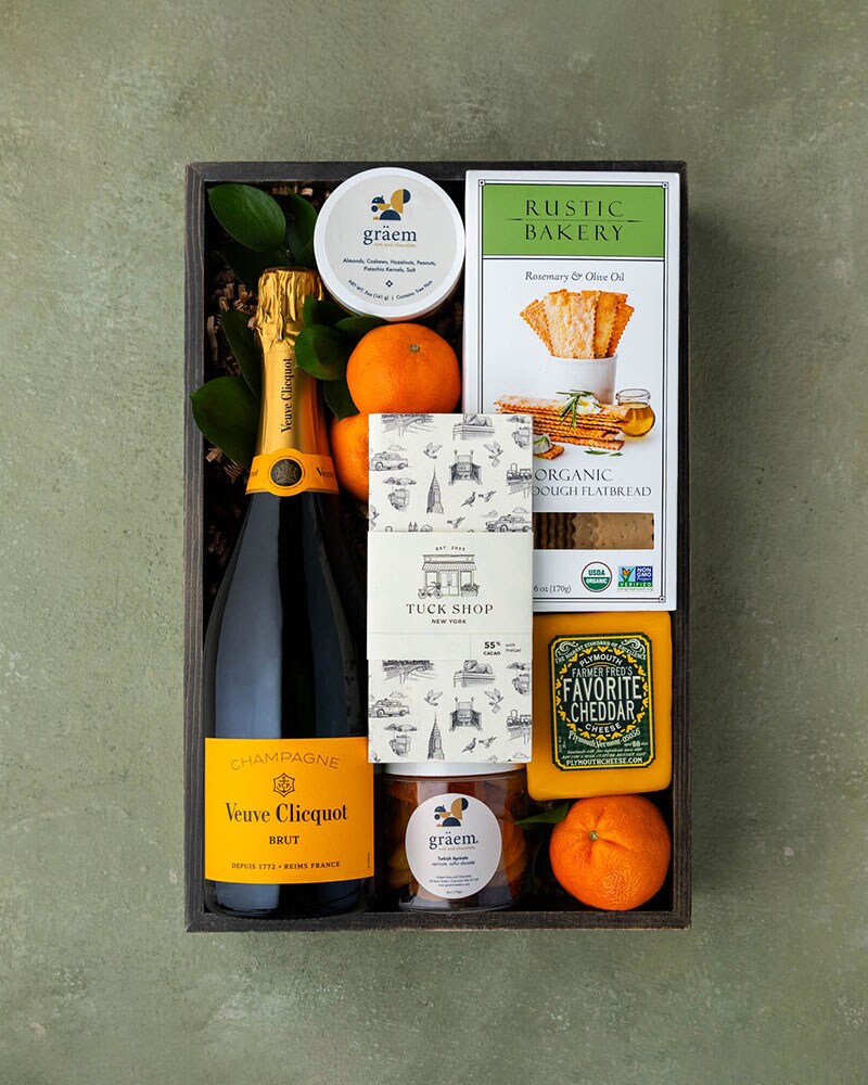 Sparkling Crate Gift Basket