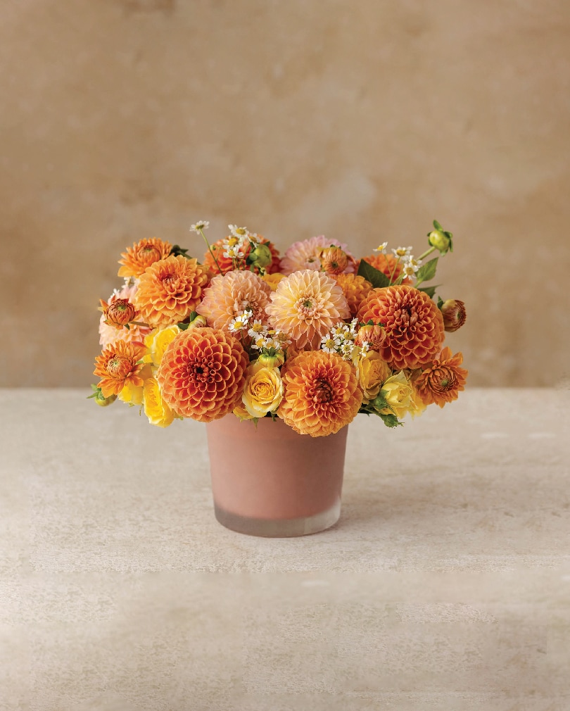 Dahlia Harvest - Large Flower Arrangement
