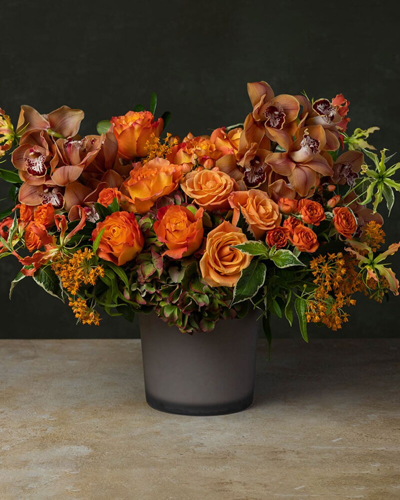 Saffron Splendor Flower Arrangement