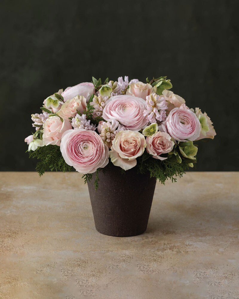 Blush Charm - Deluxe Flower Arrangement