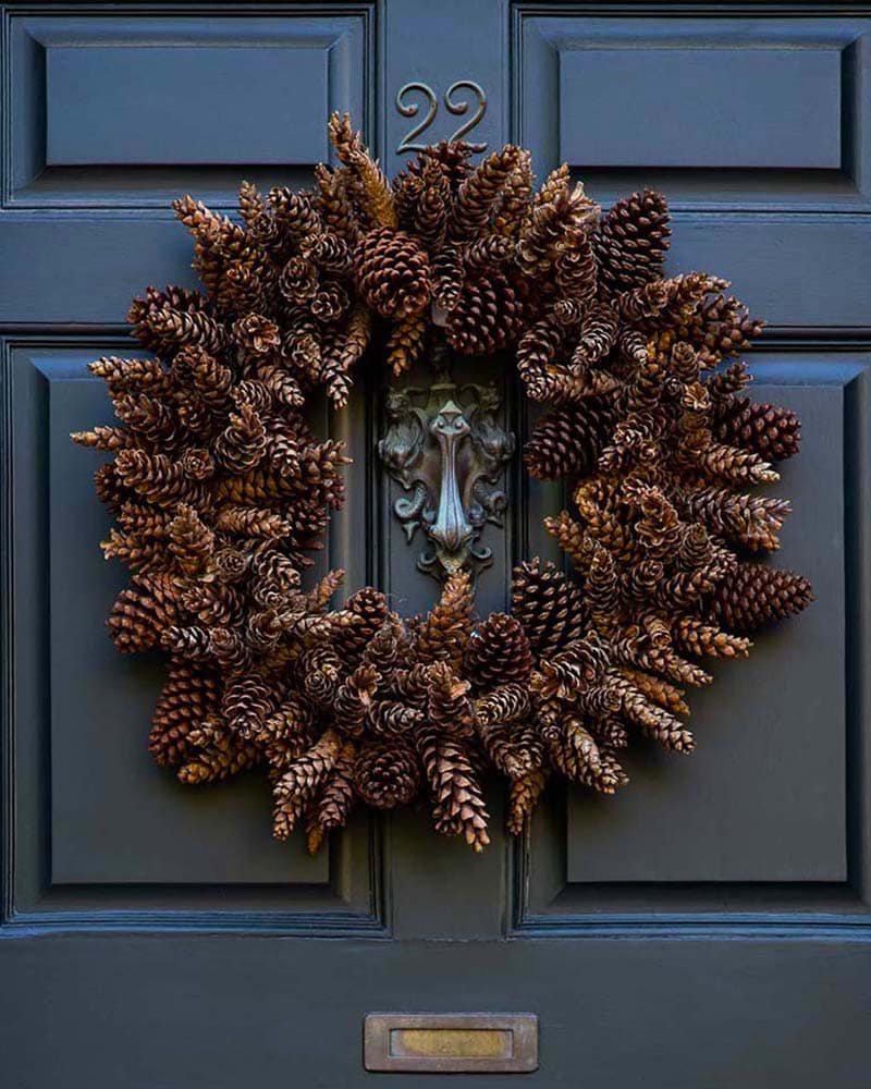 Natural Pine Cone Wreath Wreath