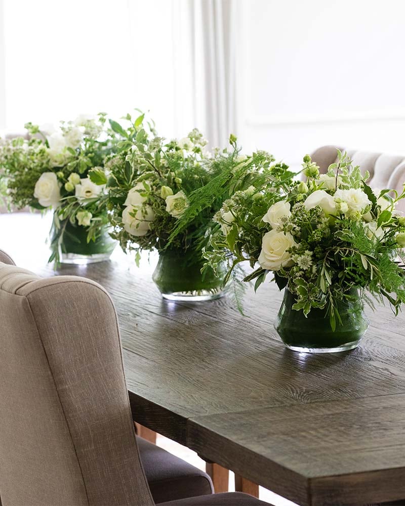 Dining Room Trio Flower Arrangement