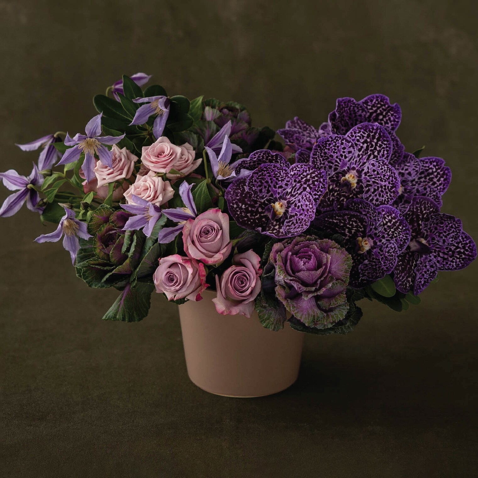 Midnight Jewel Flower Arrangement