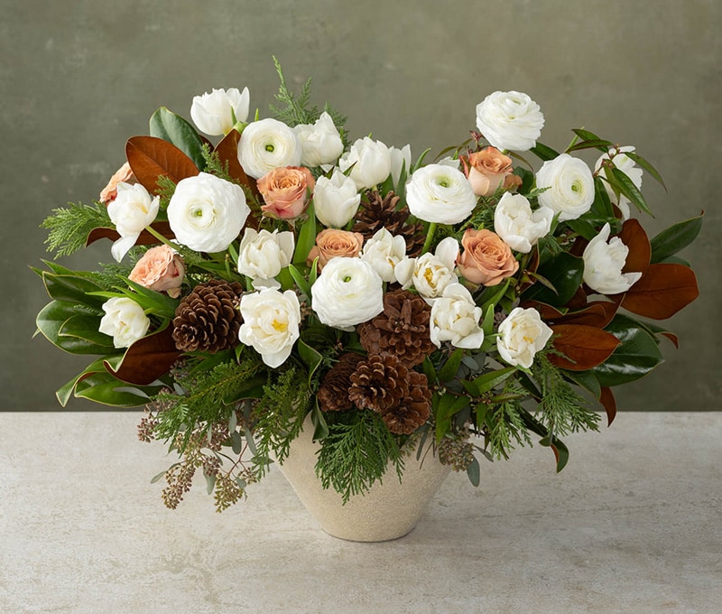 Roses in the Snow Arrangements