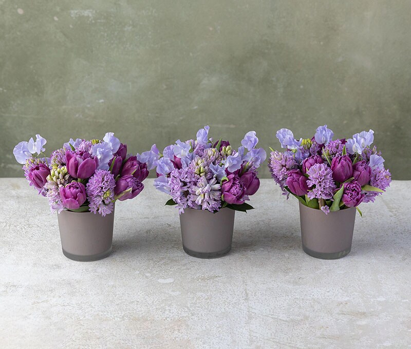 Fragrant Pastel Trio Bouquet