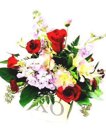Hugs and Kisses Flower Arrangement