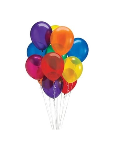 12 Assorted Latex Balloons