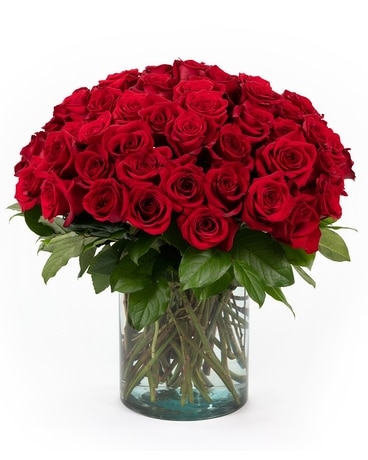 50 Roses Flower Arrangement