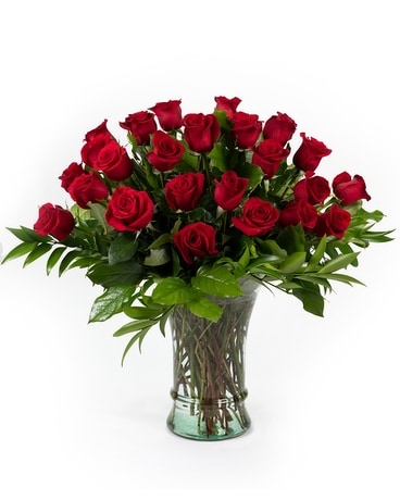 Classic Two Dozen Premium Roses Flower Arrangement