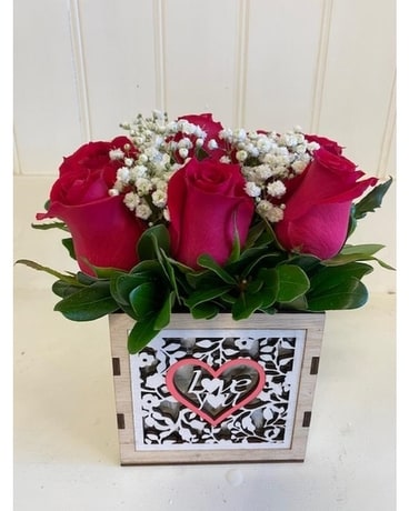 Vintage Love Flower Arrangement