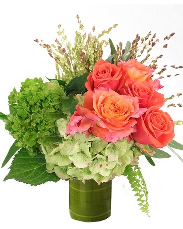 Fall Sunset Flower Arrangement