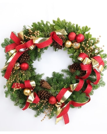 Christmas Wreath Flower Arrangement