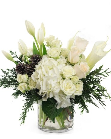 First Snow of Winter Flower Arrangement