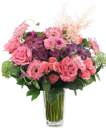 Pretty in Pink Flower Arrangement