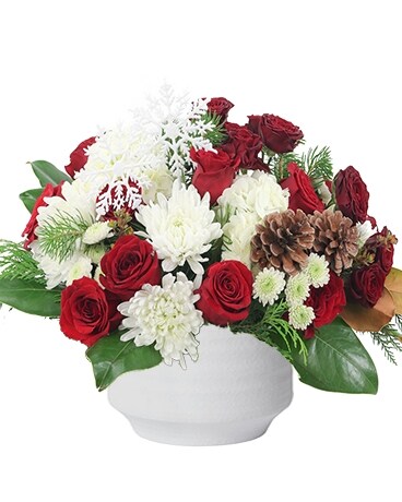 Snowy Days Flower Arrangement