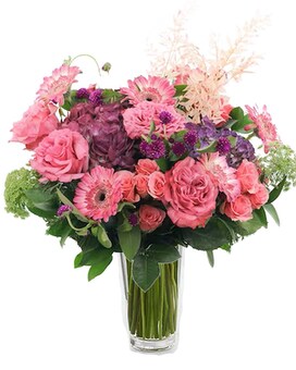 Pretty in Pink Flower Arrangement