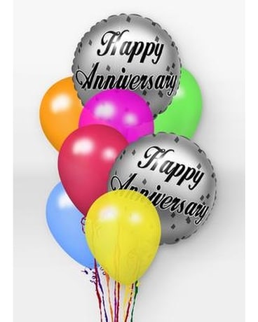 Anniversary Balloon Bouquet Flower Arrangement