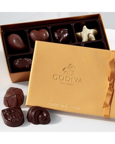 The FTD® Godiva Chocolate Gift Flower Arrangement