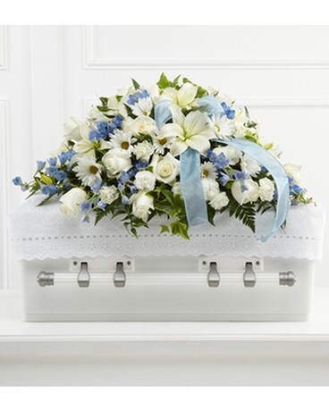 Tender Treasure™ Casket Spray Flower Arrangement