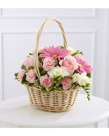 The FTD® Enduring Peace™ Basket Flower Arrangement