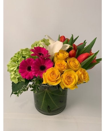 City Chic Bright Flower Arrangement