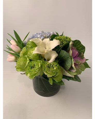 City Chic Pastel Flower Arrangement