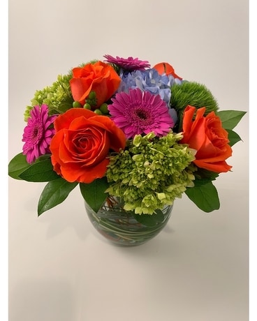 Classic Bubble Bright Flower Arrangement