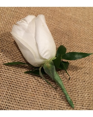 Single Rose Boutonniere Boutonniere