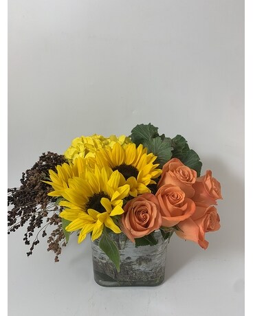 Autumn Urban Square Flower Arrangement
