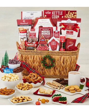 Newgate Hall Woven Basket Gift Basket