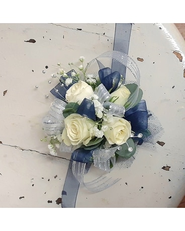 Blue Moon Corsage