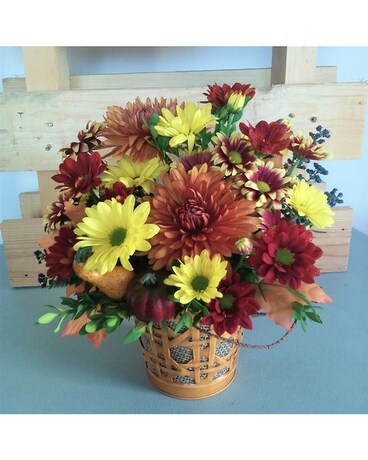 Happy Harvest Flower Arrangement