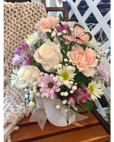 Designer Butterfly Kisses Flower Arrangement