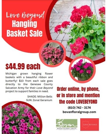 Salvation Army Fundraiser - Love Beyond Flower Arrangement