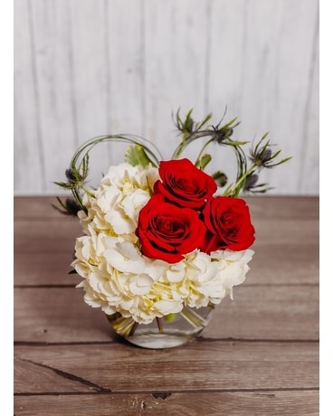 Rose Bubble Flower Arrangement