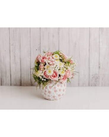 Soft Blush Flower Arrangement