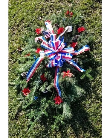 Memorial Blanket Flower Arrangement
